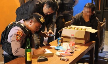 Sejumlah Kafe di Pantura Wiradesa dan Siwalan Jadi Sasaran Razia Miras