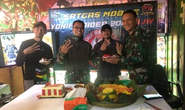 Perayaan Meriah HUT Ke-63 Yonif Raider 300/Brajawijaya Bersama Seluruh APKAM di Papua