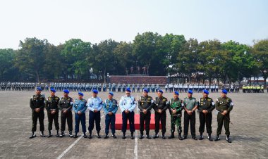 Yakinkan Kelancaran HUT TNI, Danpuspom TNI Gelar Apel Kesiapan