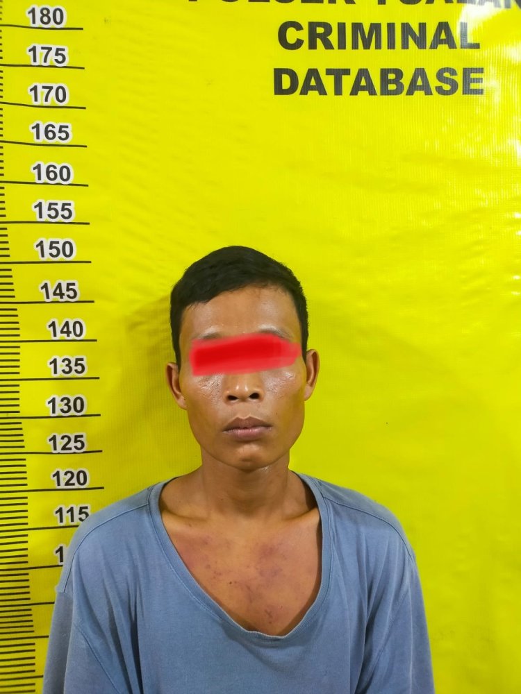 Pelaku Pembacokan Teman Sendiri Di Tangkap Polsek Tualang