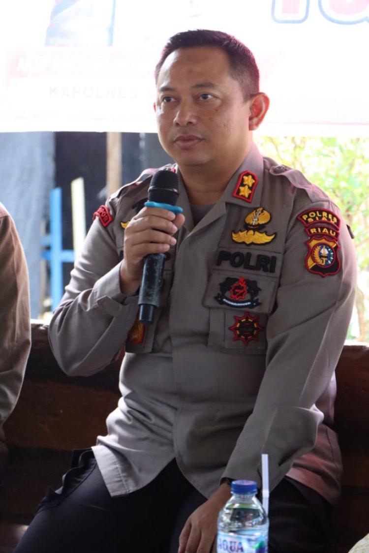 Jumat Curhat Kapolres Siak Dengar Curhat Warga Bungaraya 