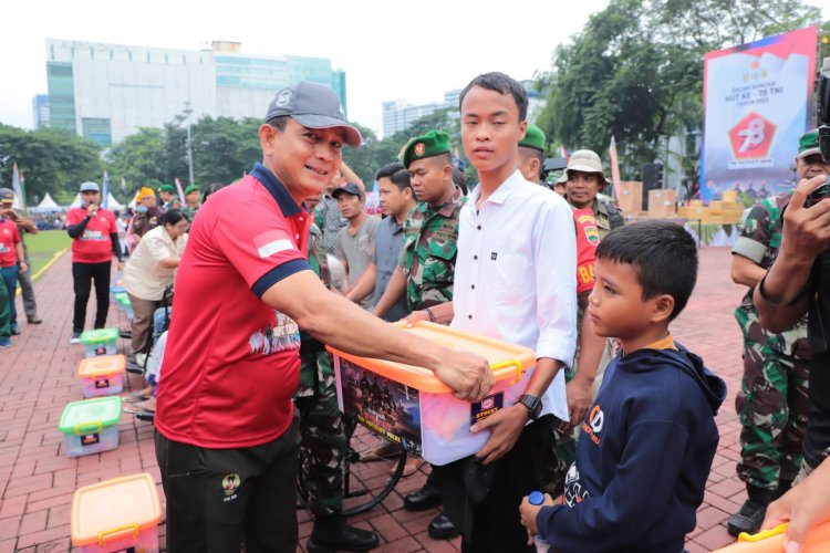 Baksoskes, Fun Run & Pameran Alutsista Semarakkan HUT Ke-78 TNI di Medan