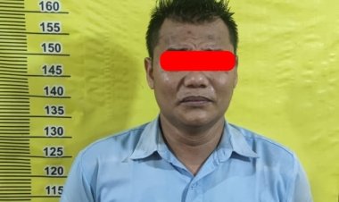 Pelaku Pencabulan Anak Tetangga di Amankan Tim Opsnal Polsek Tualang