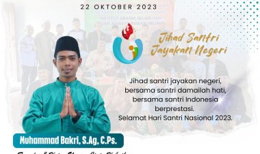 Momen Hari Santri 2023, Muhammad Bakri Katakan Solidaritas Untuk Masyarakat Ghaza, Palestina