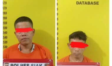 Tim Opsnal Satres Narkoba Polres Siak Amankan Dua Orang Pria Diduga Pelaku Penyalahgunaan Narkotika