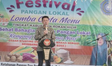 Bupati Rohil Buka Festival Pangan Lokal