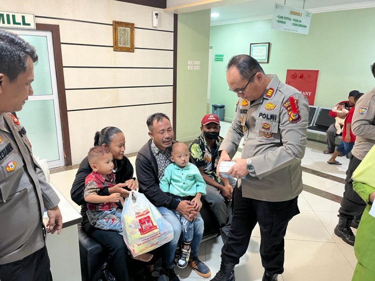 Dalam Rangka AKABRI 91 Polsek Minas berikan Bansos Terhadap Penderitaan Disabilitas