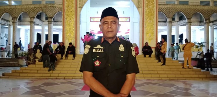 Kasatpol PP Rohil Pastikan Malam Pembukaan MTQ Ke XVIII Tingkat Kabupaten Rohil Berjalan Aman dan Kondusif