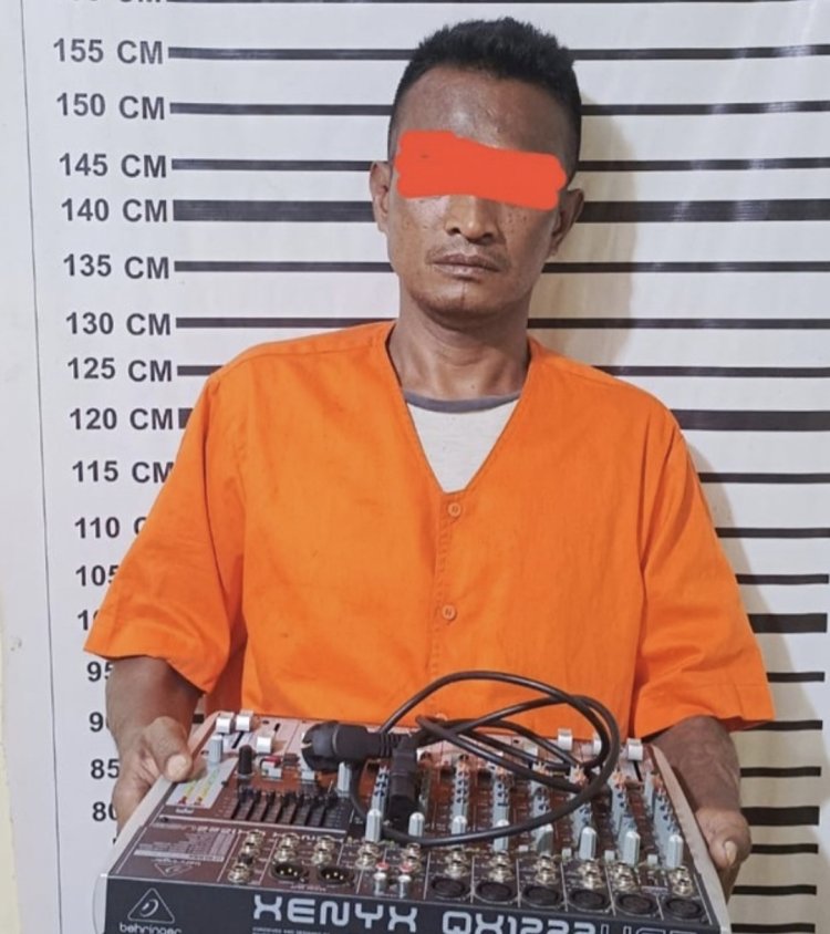 Curi Sound System di Masjid, Seorang Pria Diamankan Polres Langkat