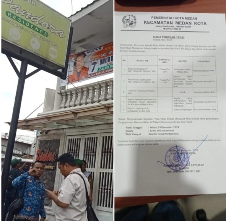 Bukan Razia Prostitusi, Tim Gabungan Medan Kota Data Sejumlah Penginapan