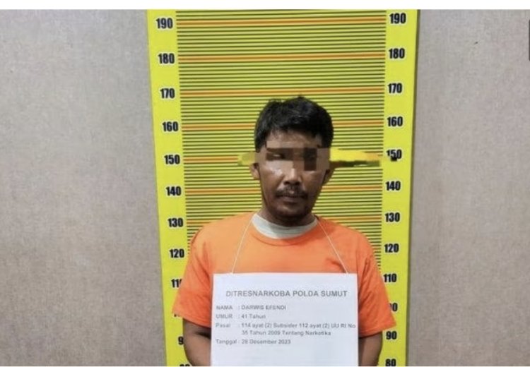 "Polda Sumut Tangkap Pria Yang Miliki 9 Kilogram Sabu dan 20 Ribu Pil Ekstasi"