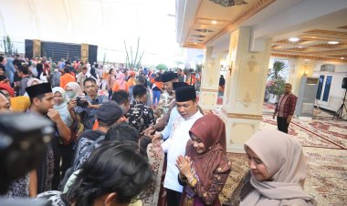 Seribu Petugas Kebersihan Bersilaturahmi dengan Pj Wali Kota Pekanbaru Menjelang Ramadhan 1445 H untuk Persiapan Bersama dan Sinergi dalam Menjaga Kebersihan Kota