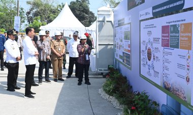 Pangdam I/BB Menemani Presiden RI dalam Peresmian Pabrik Minyak Makan Merah di Pagar Merbau dan Kunjungan Kerja ke Daerah