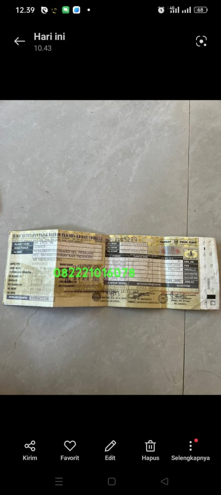 Pedagang Online dari Batang, Peranap Inhu Riau Diduga Tipu Warga Kadungora Garut, Harapan pada Keadilan