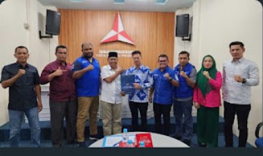 Bupati Afrizal Sintong Lakukan Langkah Politik untuk Berkoalisi dengan Partai Demokrat di Pilkada 2024