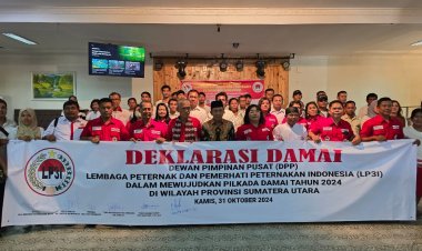 LP3I Gelar Deklarasi Damai untuk Ciptakan Pilkada Serentak 2024 yang Kondusif