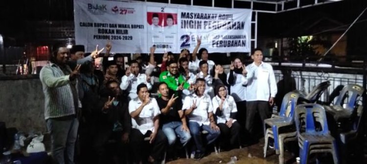 Menepis Isu Miring, Tim Relawan Bijak Sosialisasikan Visi Misi H. Bistamam dan Jhony Charles kepada Masyarakat