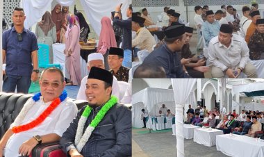 Bupati Inhu Resmikan Masjid Al-Hijrah di Desa Gumanti, Puji Sinergi Warga dan Perusahaan