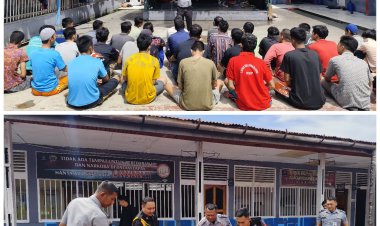 Lapas Selatpanjang Gencar Lakukan Razia Blok Hunian dan Pemusnahan Barang Bukti