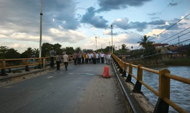 Tinjau Jembatan Ujung Batu, Polda Riau Pastikan Jalur Mudik Aman Dilalui
