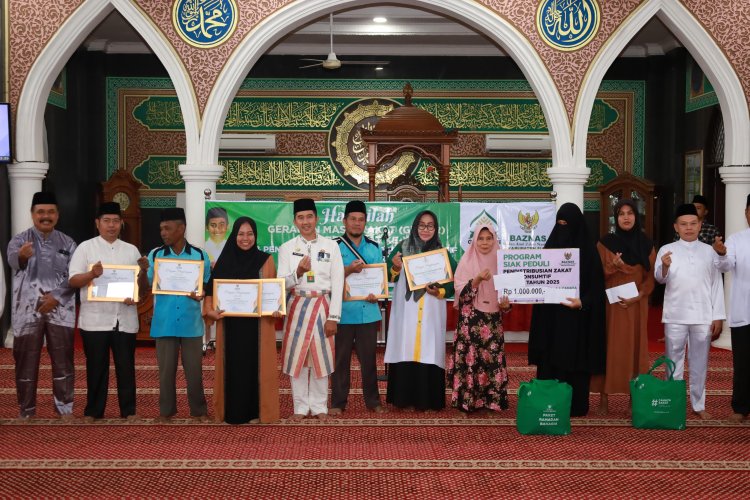 GEMAR Siak Berzakat: Pemkab Siak dan Baznas Salurkan Rp1,9 Miliar Zakat untuk 3.551 Mustahik