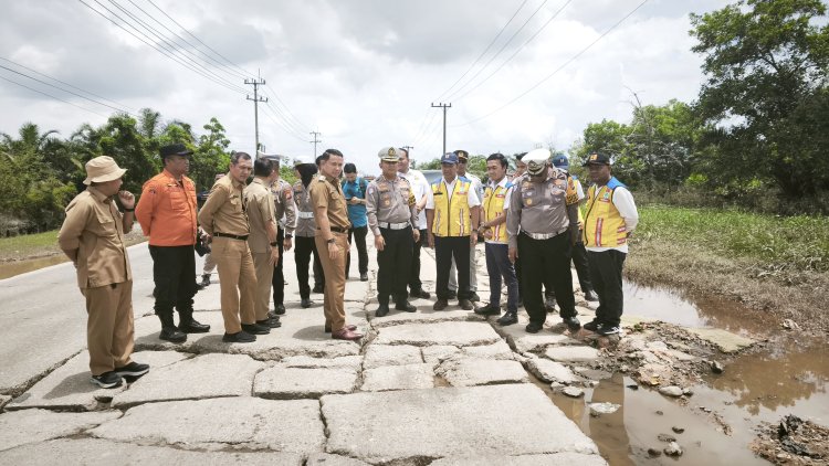Tinjau Jalur Mudik di Pelalawan, Ditlantas Polda Riau Pastikan Keamanan Pemudik