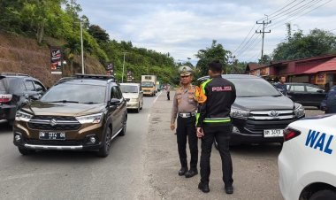 Pemantauan Arus Balik H + 4 lebaran Idul Fitri 1446 H di Jl. Tol Pekbang Dan Jl. Arteri Lintas Riau - Sumbar