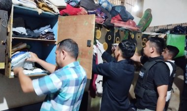 Pasca Idul Fitri, Rutan Rengat Gelar Razia Di Kamar Warga Binaan