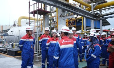 Dewan Komisaris Pertamina Tinjau Operasional dan Asset Integrity Kilang Sungai Pakning