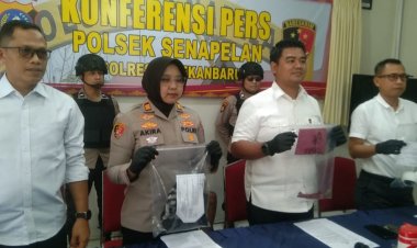 Polsek Senapelan Tangkap Residivis Pencuri Toko AC di Pekanbaru Ditangkap