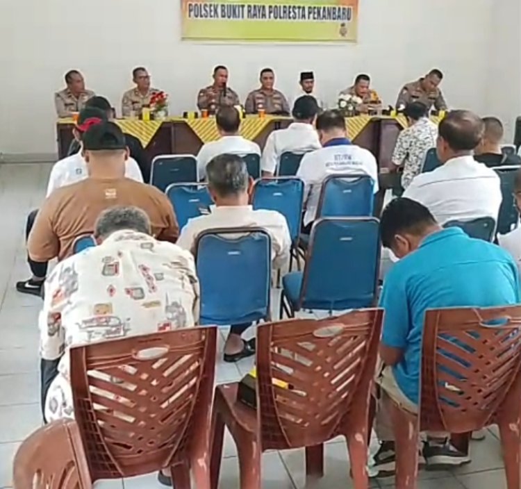 Tampung Aspirasi Masyarakat Marpoyan Damai, Polresta Pekanbaru Gelar Minggu Kasih