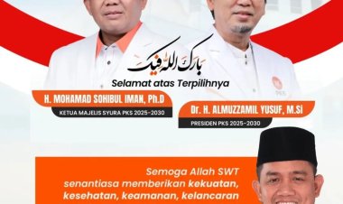 Muhammad Isa Lahamid Apresiasi Kepemimpinan Baru PKS