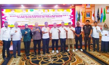 KONI Rohil Butuh Energi Baru Jelang Porprov