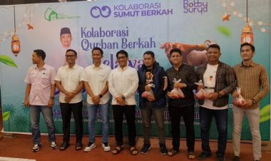 RKBN Qurban Idul Adha 1446 H, Ratusan Relawan Bobby Nasution Bergerak Berbagi