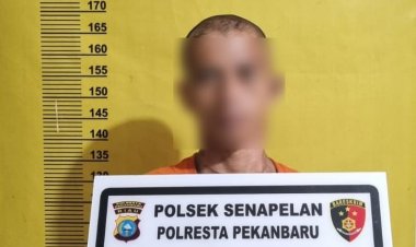 Polsek Senapelan Amankan Pelaku Pencurian Gerobak Yang Tertangkap Warga