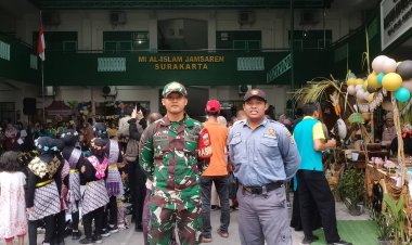 Babinsa Serengan Amankan P5 dan Expo MI Al Islam