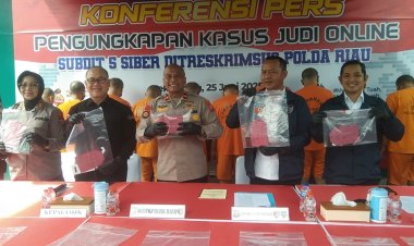 Bongkar Judi Online di Pekanbaru, Polda Riau Tangkap 12 Pelaku