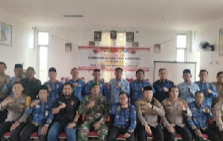 Polsek Bangko Deklarasikan Kampung Bebas Narkoba di Pekaitan