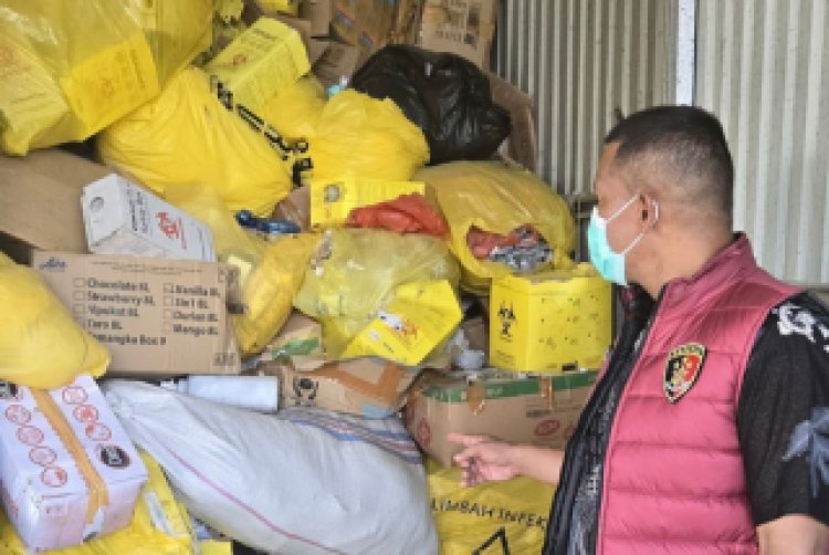 Bos Limbah Medis Ditangkap, 1 Ton B3 Ditimbun di Pekanbaru!