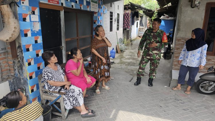 Babinsa Tipes Kunjungi Lansia, Perkuat Data dan Empati Sosial