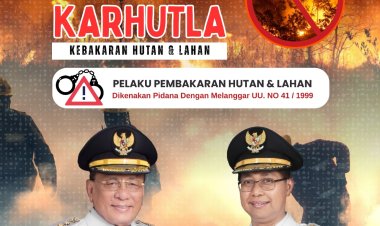 Rokan Hilir Siaga Karhutla, Wabup Larang Pembakaran Lahan