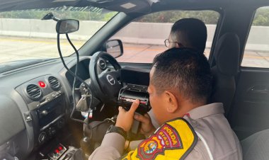 15 Pelanggar Batas Kecepatan Terjaring di Tol Riau