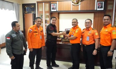 Siaga SAR Saat Pacu Jalur, Kepala Kantor Basarnas Pekanbaru Gelar Audiensi dengan Bupati Kuantan Singingi