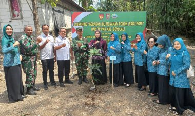 TMMD Tanam 100 Pohon Buah di Boyolali, Dukung Ketahanan Pangan