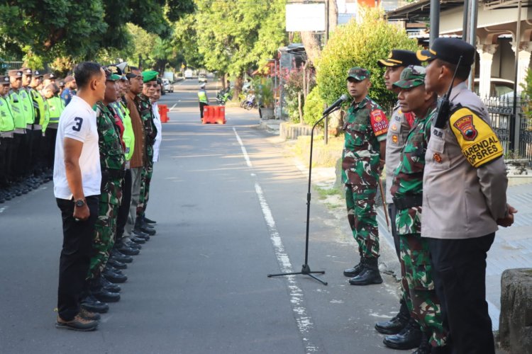 Kodim dan Polres Boyolali Amankan Kunjungan Wapres Gibran