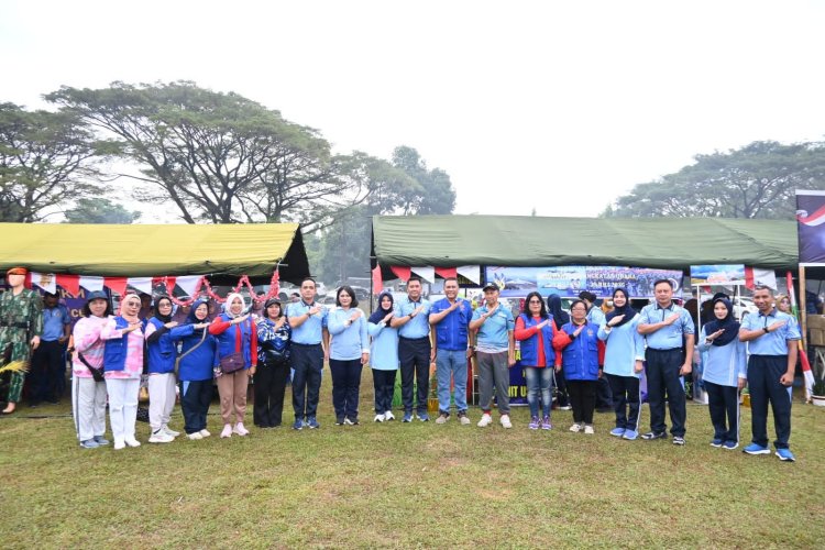 Lanud Sultan Hasanuddin Gelar Bazar Murah Sambut Hari Bakti TNI AU ke-78