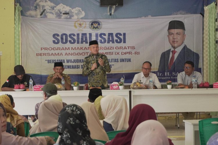 BGN Sosialisasi Program Makan Bergizi Gratis di Desa Indrapura Tapung