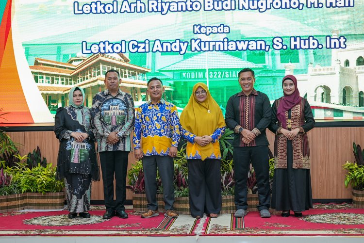 Pisah Sambut Dandim Siak, Bupati Afni Tekankan Sinergi Bangun Daerah