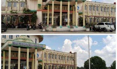 Pembangunan Dinas Pendidikan Rohil Diduga Mandek