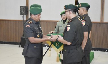 Danrem 083/Bdj Pimpin Sertijab Dandim Situbondo dan Kasilog Korem